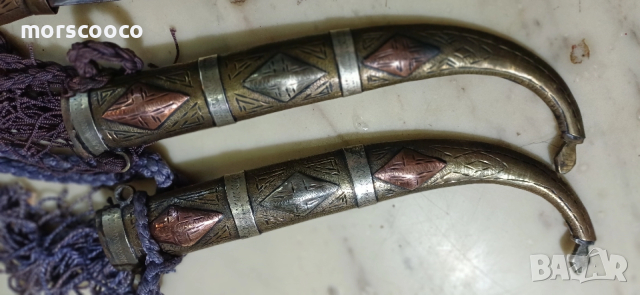 Две братчета НОЖ КУМАЯ ХАНДЖАР КИНЖАЛ , снимка 7 - Антикварни и старинни предмети - 52589859
