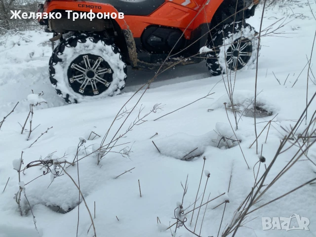 „CFMOTO 450L + куфар, лебедка, подгряване, регистрация, ГО — 12 000 лв, снимка 6 - Мотоциклети и мототехника - 51135448