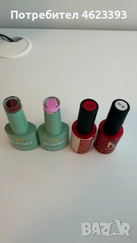 Комплект гел лакове Kodi & Bluesky без ТРО, снимка 2 - Продукти за маникюр - 53138009