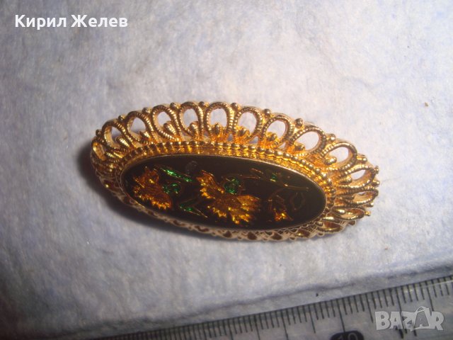 ПОЗЛАТЕНА ПРЕКРАСНА КРАСИВА ВИНТИДЖ АРТ ФЛОРАЛНА БРОШКА АЖУРНА отБЛАГОРОДНА НЕРЪЖДАЕМА СТОМАНА 32601, снимка 16 - Други - 38382969