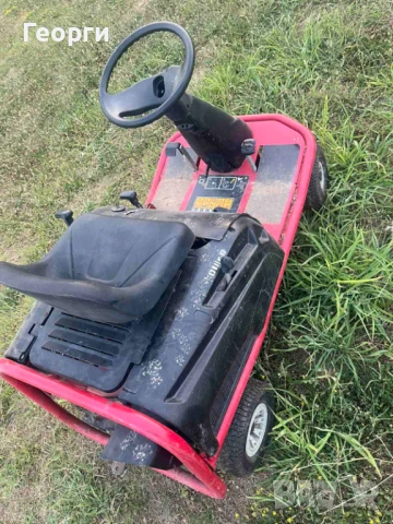 тракторна косачка Rider 60E, с мотор Briggs & Stratton 850,  190 куб.м., снимка 6 - Градинска техника - 50814355