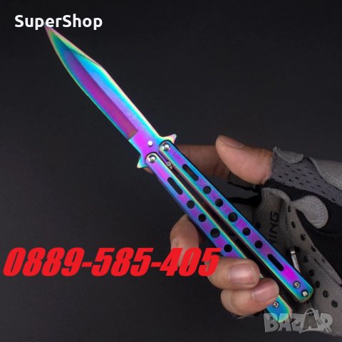 Уникален Хамелеон Нож Пеперуда Колекционерски cs go ножче гребен острие