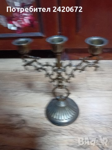 свещник  барок, снимка 1