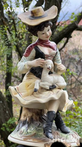 Capodimonte, 1960г, 30см, сериен номер, Отлична!, снимка 2 - Колекции - 43107772