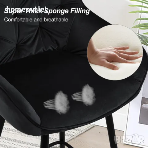 ПРОМОЦИЯ Комплект бар столове тип щъркел, височина 98см C-U-BS-0086BL, снимка 4 - Столове - 49060685