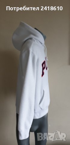 POLO Ralph Lauren Polarec Hoodie Mens Size S! ОРИГИНАЛ! Мъжки Поларен Суичер!, снимка 5 - Спортни дрехи, екипи - 43132409