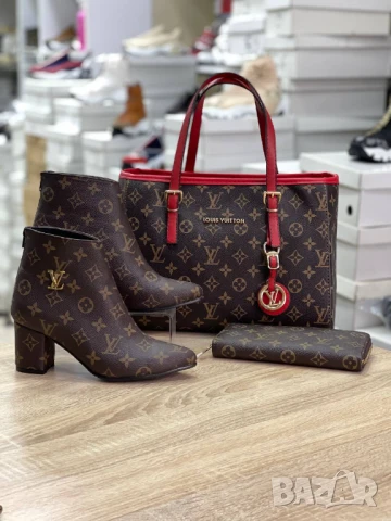 дамски боти gucci burberry louis vuitton, снимка 13 - Дамски боти - 51427595