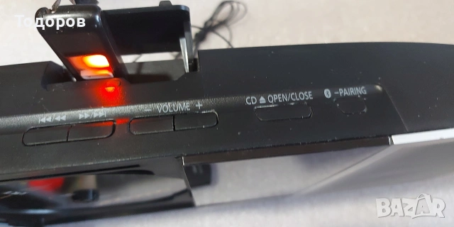 Panasonic SC-HC49,CD, USB, Bluetooth, Docking iPhone lightning, Сребрист, снимка 5 - Радиокасетофони, транзистори - 51715638