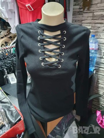 Секси блузка , снимка 3 - Блузи с дълъг ръкав и пуловери - 43400473