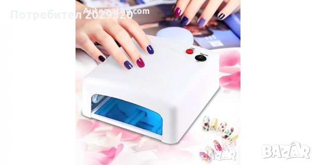 UV печка за нокти, 36W, с таймер, Бял , снимка 2 - Друга електроника - 27728808