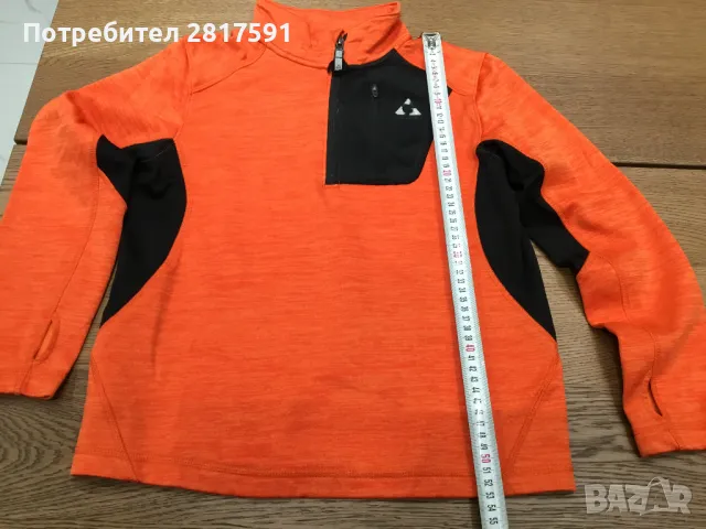 Детски спортен суичер Gerry, оранжево и черно, размер 10-12, снимка 2 - Детски анцузи и суичери - 47730913