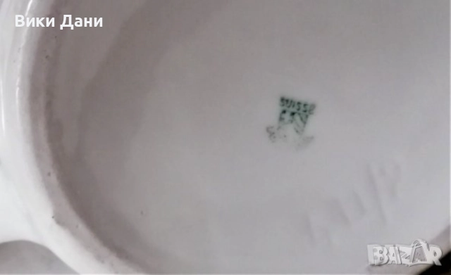ретро порцелан позлата маркиран, снимка 12 - Колекции - 34201552