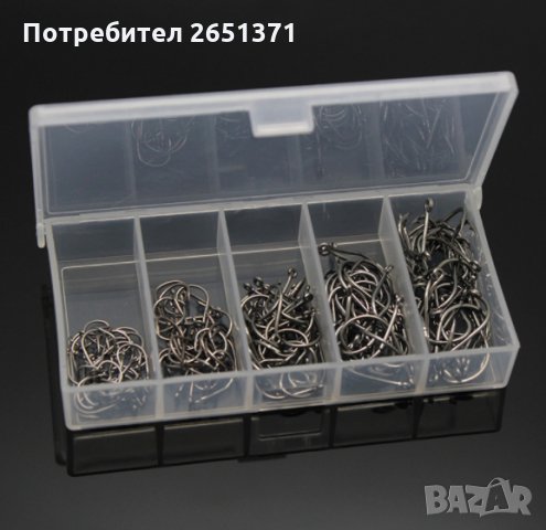 Комплект от 150 броя куки в кутия - 8 лв., снимка 2 - Такъми - 35137302