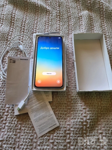 Samsung Galaxy A56 5G 256GB 8RAM Awesome Olive Чисто нов! Неупотребяван! С БГ меню! , снимка 3 - Samsung - 53340104