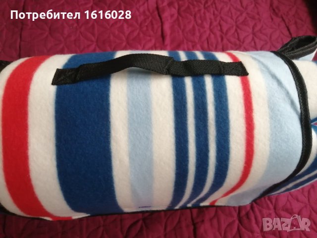 Ново МЕГА голямо одеяло за пикник и къмпинг с дръжка, Топлоизолирано, Водоустойчиво, снимка 2 - Палатки - 43258696