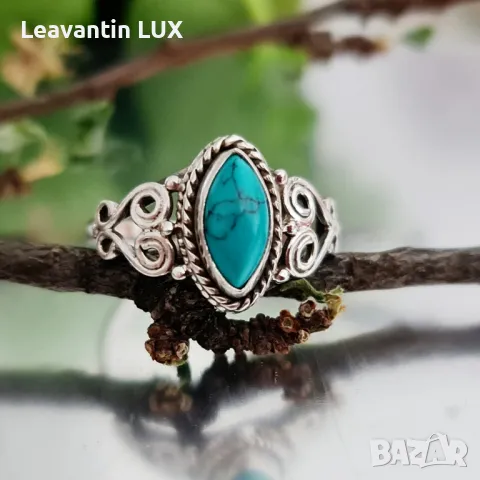 5800
Сребърен пръстен с Тюркоаз
, снимка 1
