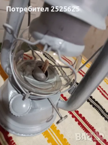 Стар български фенер, снимка 3 - Лампи за таван - 49780026