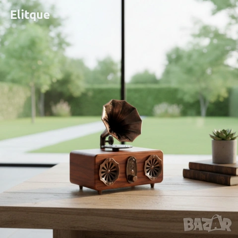 Bluetooth радио колонка AS36, 2x5W, 1800mAh – ретро и мощна, снимка 7 - Радиокасетофони, транзистори - 53441324