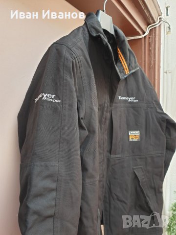 Работно , Водоустойчиво ватирано бомбър яке Timberland PRO 105  размер М, снимка 8 - Якета - 38983503