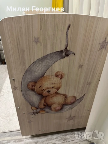 Бебешка кошара с двулицев матрак