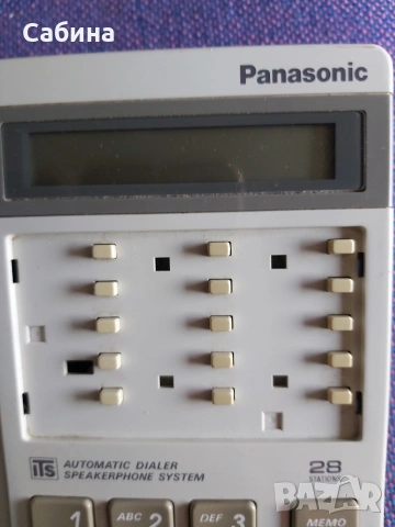 Марков Panasonic стационарен телефон, снимка 4 - Стационарни телефони и факсове - 53496698