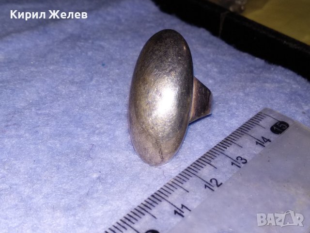 ПРЕКРАСЕН РЕГУЛИРУЕМ АНГЛИЙСКИ ВИНТИДЖ СТИЛ СРЕБЪРЕН ПРЪСТЕН СРЕБРО 925 МАЙСТОРСКИ ИЗРАБОТЕН 36604, снимка 11 - Пръстени - 39979906