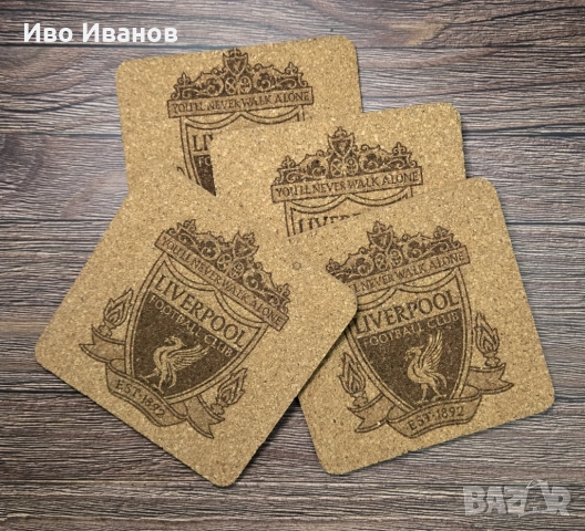 Комплект подложки за чаши (coaster) Liverpool, снимка 2 - Други стоки за дома - 51925250
