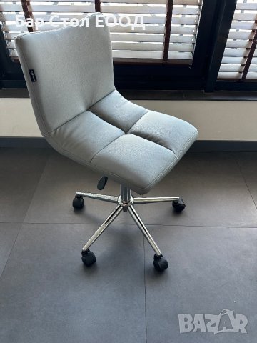 Стол на колелца Largo gray+безплатна доставка и гаранция, снимка 2 - Столове - 43157848