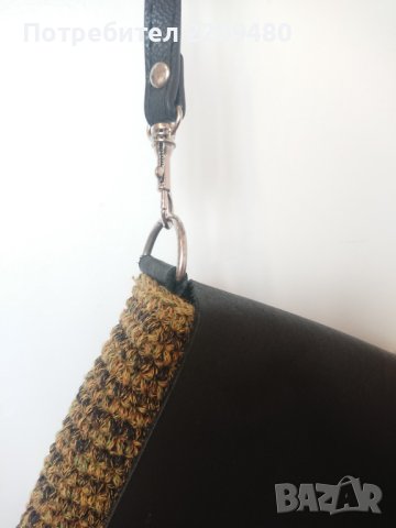 Дизайнерски чанта / шал ръчна изработка на Баба Мравка, подарък за жена, снимка 3 - Чанти - 43477025