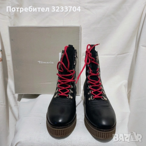 НОВИ кожени боти Tamaris от Хамбург | Стилни & Удобни | 26.5 см