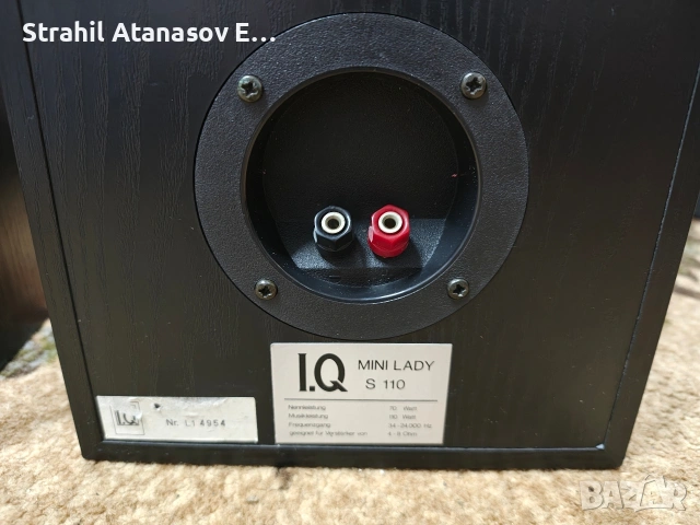 I.Q Mini-LADY S 110 Двулентови Тонколони , снимка 15 - Тонколони - 53472969