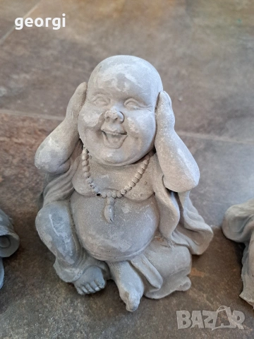 три статуетки на Буда Не знам, не чух, не видях 32/2, снимка 3 - Статуетки - 53072379