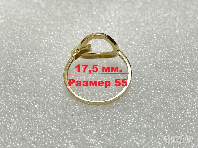 Дамски Златен Пръстен-1,8 грама, 14К (проба 585), снимка 10 - Пръстени - 51795524