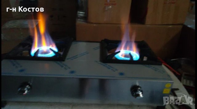 Газови котлони Големи горелки за варене на супи във казани 1-ен котлон със защита СЕ размери 47/33/2, снимка 3 - Обзавеждане за заведение - 27664963