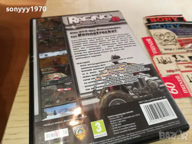 RACING 8 PC GAME-ВНОС GERMANY 1003251746, снимка 5 - Игри за PC - 49438180