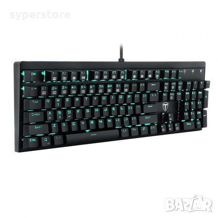 Клавиатура Геймърска USB T-DAGGER Escort T-TGK303 Механична с RGB подсветка Gaming Keyboard, снимка 3 - Клавиатури и мишки - 33471630