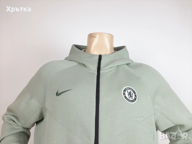 Nike FC Chelsea Tech Fleece - Oригинално мъжко горнище размер XL, снимка 6 - Спортни дрехи, екипи - 52649856