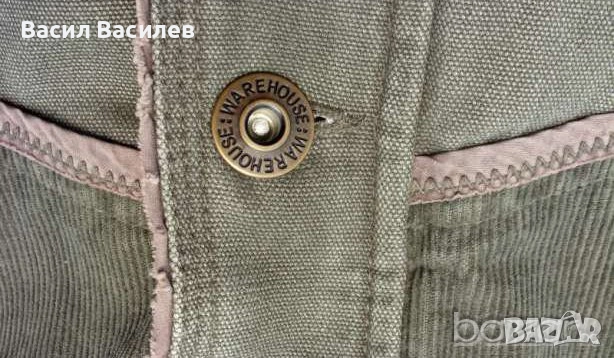 Warehouse зимен зелен дамски елек, снимка 4 - Жилетки - 51933206