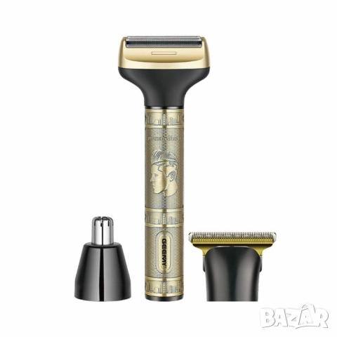 Тример Geemy GM-8045 3 в 1 – Комплект за подстригване и бръснене за мъже, снимка 2 - Тримери - 52099515