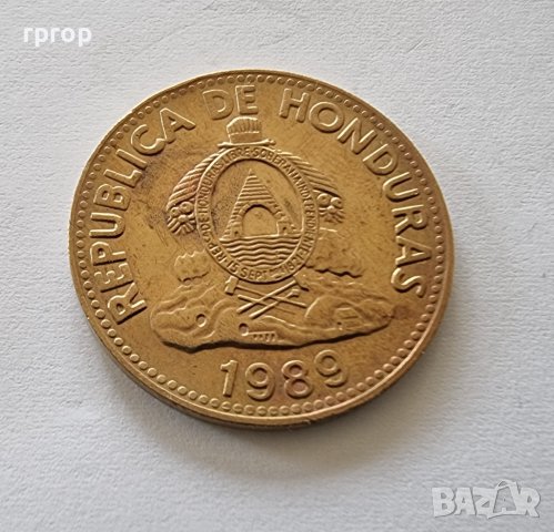 Монета 2. Латинска Америка. Хондурас .10 сентавос. 1989 година., снимка 3 - Нумизматика и бонистика - 37198010