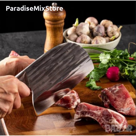 Професионален здрав кухненски масивен готварски инструмент за рязане на месо, снимка 5 - Прибори за хранене, готвене и сервиране - 44086434
