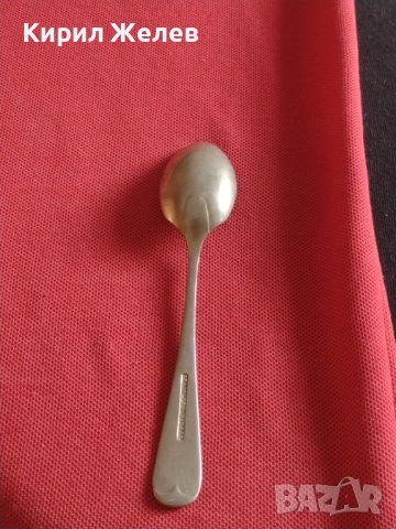 Стара лъжичка за кафе и чай Английски стил с печат STAINLESS NICEEL за КОЛЕКЦИЯ ДЕКОРАЦИЯ 31664, снимка 5 - Други ценни предмети - 43813619