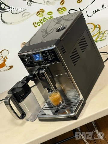 Кафемашина кафе автомат Saeco PicoBarista с гаранция, снимка 8 - Кафемашини - 53050369