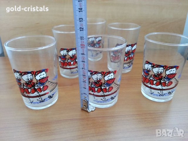  стъклени чаши детски , снимка 5 - Антикварни и старинни предмети - 32737954