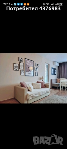 Двустаен апартамент под Наем, снимка 3 - Апартаменти - 52900398