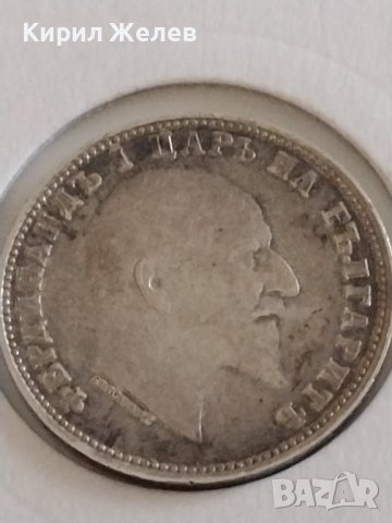 Сребърна монета 1 лев 1910г. Царство България Цар Фердинанд първи 43053, снимка 8 - Нумизматика и бонистика - 43966030