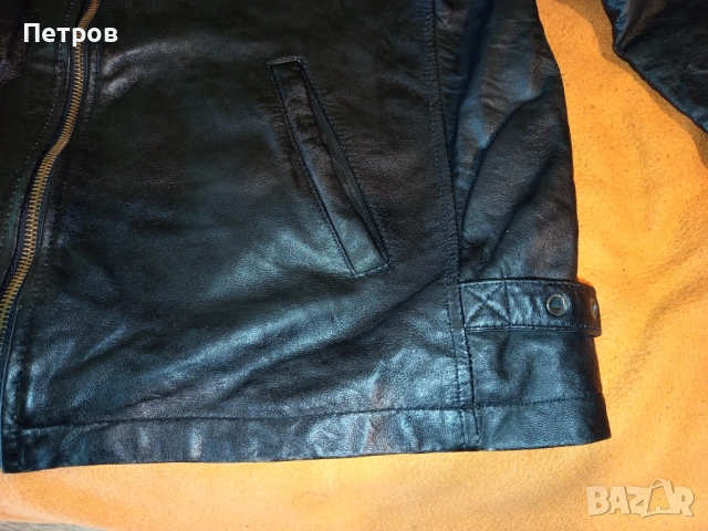 Яке от естествена кожа (L), снимка 7 - Якета - 52425262