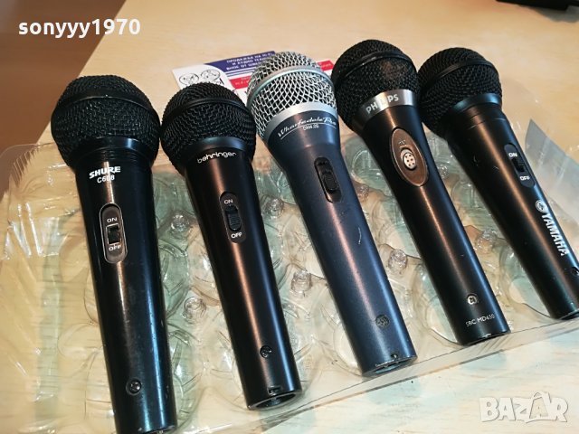 wharfedale philips behringer shure yamaha-profi mic, снимка 3 - Микрофони - 28621731