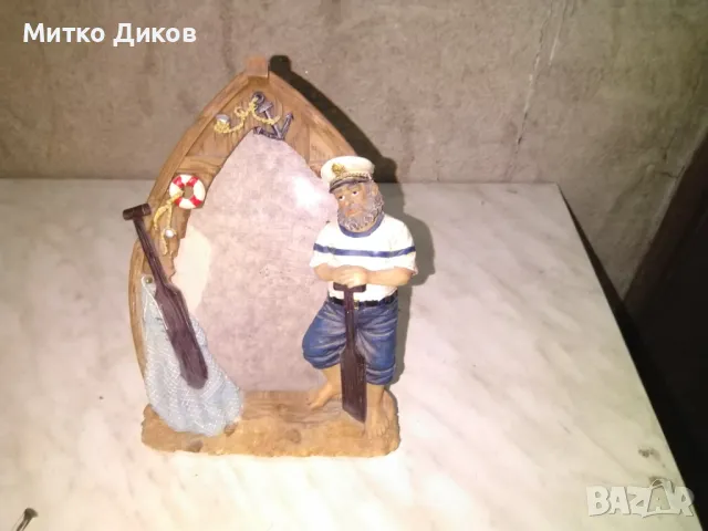Рамка за снимка моряк капитан 20х16см отлична, снимка 2 - Декорация за дома - 48300084