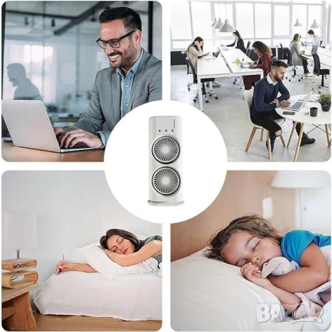 Вентилатор с овлажнител и мъгла – 3 скорости, въртяща се глава, дистанционно, LED светлина, снимка 2 - Други стоки за дома - 51012463